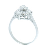 14K Gold 0.30 CTW Ladies Diamond Cluster Cocktail Ring