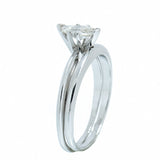 14K White Gold 0.64ct Marquise Diamond Wedding Set