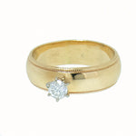 14K Gold 0.24 ct Diamond Engagement Band