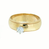 14K Gold 0.24 ct Diamond Engagement Band