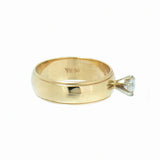 14K Gold 0.24 ct Diamond Engagement Band