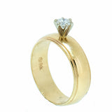 14K Gold 0.24 ct Diamond Engagement Band