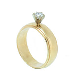 14K Gold 0.24 ct Diamond Engagement Band