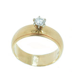 14K Gold 0.24 ct Diamond Engagement Band