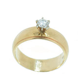 14K Gold 0.24 ct Diamond Engagement Band