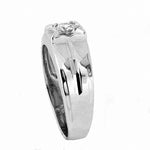 14K White Gold 0.32 ctw Men's Diamond Ring