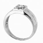 14K White Gold 0.32 ctw Men's Diamond Ring