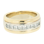 14K Gold Ladies 0.60 CTW 9 Diamond  Band