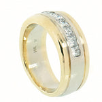 14K Gold Ladies 0.60 CTW 9 Diamond  Band