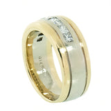 14K Gold Ladies 0.60 CTW 9 Diamond  Band