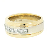 14K Gold Ladies 0.60 CTW 9 Diamond  Band