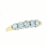0.50 CTW Ladies 14K Yellow Gold Diamond Guard Ring