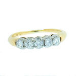 0.50 CTW Ladies 14K Yellow Gold Diamond Guard Ring