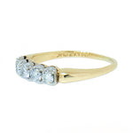 0.50 CTW Ladies 14K Yellow Gold Diamond Guard Ring