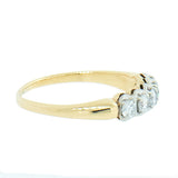 0.50 CTW Ladies 14K Yellow Gold Diamond Guard Ring