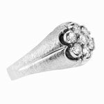 10K White Gold 0.75 CTW Men's 5 Diamond Ring