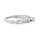 14K White Gold Ladies 0.46 ctw Diamond Engagement Ring