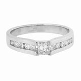 18K White Gold 0.50 ctw Diamond Engagement Ring