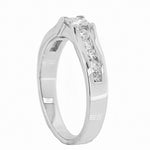 18K White Gold 0.50 ctw Diamond Engagement Ring