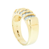 14K Gold .45 CTW Uni-Sex Diamond Cluster Ring