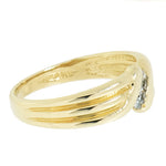 14K Gold 0.15 CTW 3 Diamond Men's Ring