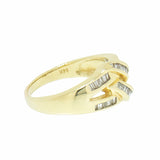 14K Gold 0.80 ctw Ladies Diamond Cocktail Cluster Ring