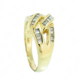 14K Gold 0.80 ctw Ladies Diamond Cocktail Cluster Ring