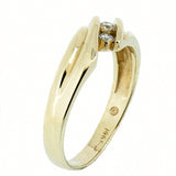 14K Yellow Gold 0.27 ctw 3 Diamond Band