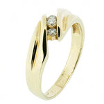 14K Yellow Gold 0.27 ctw 3 Diamond Band