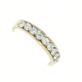 14K Gold 0.54 CTW 9 Diamond Band