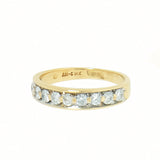 14K Gold 0.54 CTW 9 Diamond Band