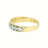 14K Gold 0.54 CTW 9 Diamond Band