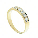 14K Gold 0.54 CTW 9 Diamond Band