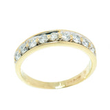14K Gold 0.54 CTW 9 Diamond Band