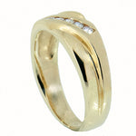 14K Yellow Gold 0.25 ctw 5 Diamond Band