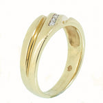 14K Yellow Gold 0.25 ctw 5 Diamond Band