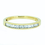 14K Yellow Gold Ladies Baguette Ring