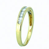 14K Yellow Gold Ladies Baguette Ring