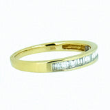 14K Yellow Gold Ladies Baguette Ring