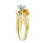 0.50 CTW Marquise Diamond 14K Gold Bridal Wedding Set