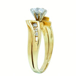0.50 CTW Marquise Diamond 14K Gold Bridal Wedding Set