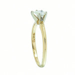 14K Gold 0.28 Carat Pear Shape Diamond Engagement Ring