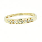 10K Gold Ladies 0.16 CTW 8 Diamond Band