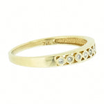 10K Gold Ladies 0.16 CTW 8 Diamond Band