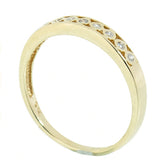 10K Gold Ladies 0.16 CTW 8 Diamond Band