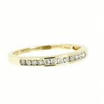 10K Gold Ladies 0.36 CTW 12 Diamond Band