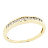 10K Gold Ladies 0.36 CTW 12 Diamond Band