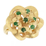 14K Gold Ladies Emerald Custom Ring