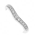 14K White Gold Ladies 0.20 CTW 13 Diamond Band