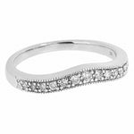 14K White Gold Ladies 0.20 CTW 13 Diamond Band